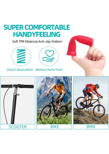 Bisiklet Tutacakları 22MM Yol Bisiklet Tutacağı Kaymaz Şok Emici Gidona Tutacak Çubuğu Uç Tapası Bisiklet Parçası Sarı (Yurt Dışından) indirimleri