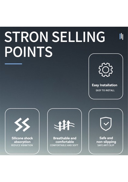 Dağ Bisikleti Sele Kılıfı Nefes Alabilir Süper Yumuşak Sünger Jel Bisiklet Koltuğu Su Geçirmez Şok Emici Bisiklet Koltuk Minderi (Yurt Dışından) fırsatları