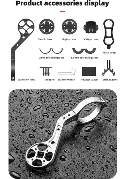 Garmin/bryton/cateye/gopro Kamera Için Genişletilmiş Ön Bisiklet Bilgisayarı Tutucu Gps Tutucu Gidona (Yurt Dışından) fiyatları