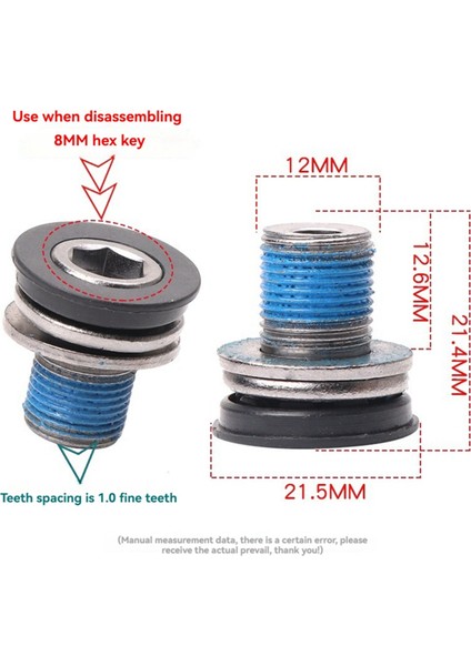 4 Adet M12 Toz Geçirmez Bisiklet Merkez Şaft Vidası Spline Merkez Şaft Vidası Diş Plakası Krank Montaj Çiçek Vidası (Yurt Dışından) fiyatları