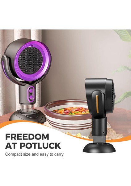 Arıtıcı Fan, Çıkarılabilir ve Yıkanabilir Filtre Taşınabilir Smokeaway Fan Duman Için, Smoke Away Arıtıcı Fan, Siyah ve Mor (Yurt Dışından) fırsatları