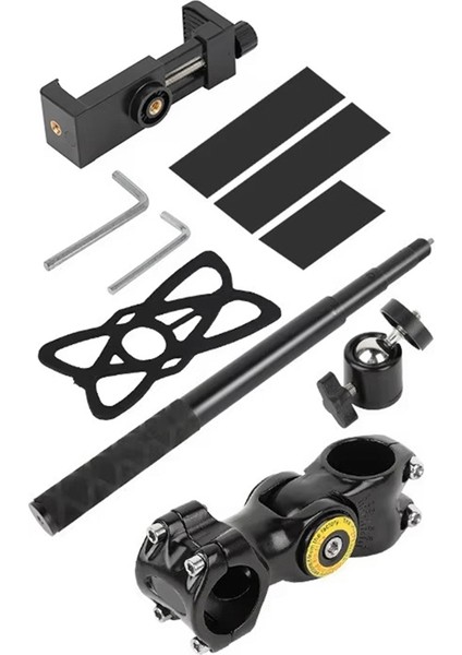 Gopro Max Hero 10 INSTA360 X2 Aksiyon Kamerası Için Bisiklet Telefon Tutucu Motosiklet Gidon Montaj Braketi (Yurt Dışından)