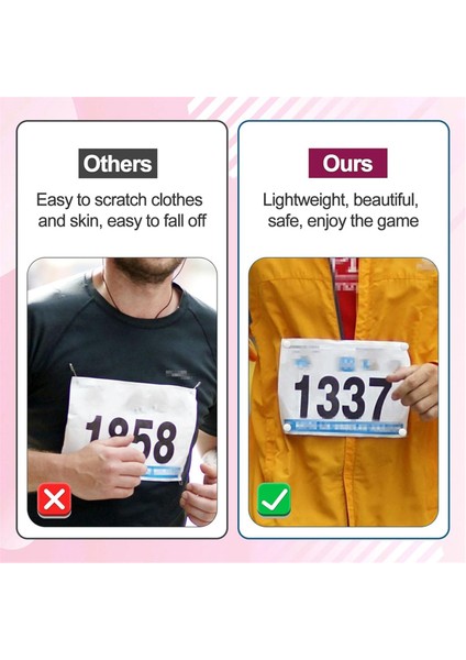 10 Çift Koşu Göğüs Mıknatısı, Manyetik Yarış Göğüs Klipsleri Maraton Göğüs Klipsleri Koşu Göğüs Tokaları Göğüs Bağlayıcıları Sarı ve Beyaz (Yurt Dışından) fırsatları