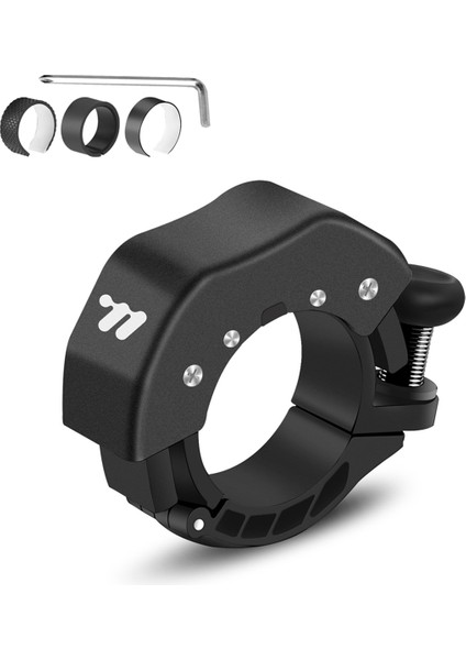 West Bıkıng Bisiklet Zilleri Bisiklet Zilleri 85DB Loud Crisp Clear Dağ Bisikleti Için 22.2/31.8mm Standart Gidona Siyah (Yurt Dışından)