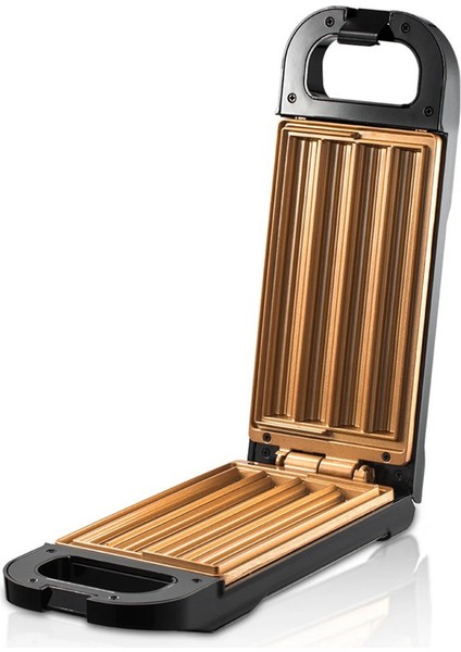 Kızarmış Hamur Çubuk Makinesi Ev Tipi Çift Taraflı Isıtmalı Ekmek Makinesi Waffle Makinesi Waffle Çubuğu Abd Fişi (Yurt Dışından)