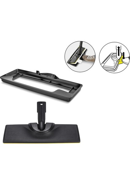 Karcher Easyfix 2.863-269.0 SC1 SC2 SC3 SC4 SC5 Buharlı Temizleyici Aksesuarları için Halı Kaydırıcı Fırça Başlığı Uzatma Borusu A (Yurt Dışından) modelleri