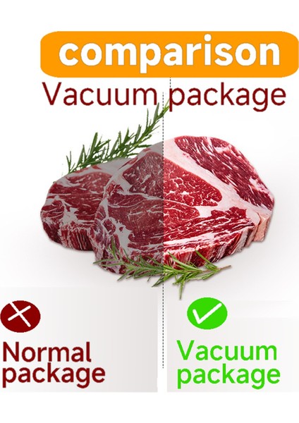 Vakumlu Paketleme Gıda Vakumlu Mutfak Paketleme Pişirme Paketleme Plastik Poşet Mühür Ab Fişi (Yurt Dışından) fırsatları