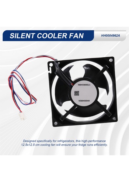 HH0004962A/HH0004140A 12,5X12,5 cm 3-Pinli Fan Hitachi Buzdolabı Fanı Dondurucu Sessiz Soğutucu Fan Yedek Parçaları (Yurt Dışından) fırsatları