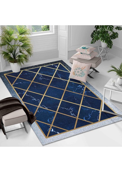 Kaymaz Taban Yıkanabilir Halı – Mutfak, Salon, Yatak Odası Için Modern Dijital Baskı Halı