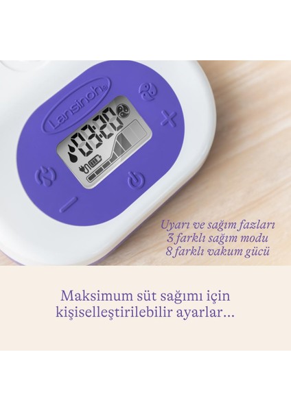 Lansino , Çiftli , 3 Farklı Sağım , Lcd Ekran , Elektrikli Göğüs Pompası indirimleri