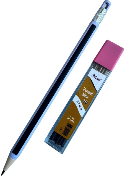 2.0mm Mekanik Kurşun Kalem Seti, 10 Adet Yedek Uç Ile, Pastel Renkli fiyatları