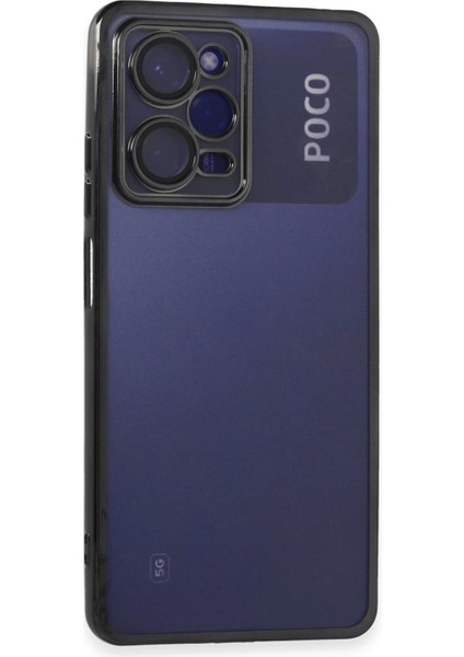 Xiaomi Poco X5 Pro 5g Kılıf Lensli Silikon - Siyah