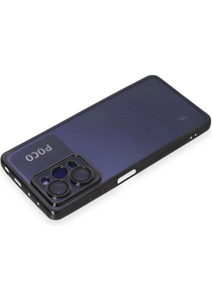 Xiaomi Poco X5 Pro 5g Kılıf Lensli Silikon - Siyah modelleri