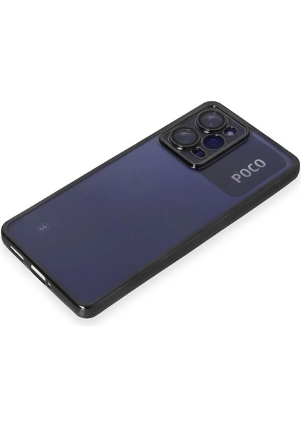 Xiaomi Poco X5 Pro 5g Kılıf Lensli Silikon - Siyah fırsatları