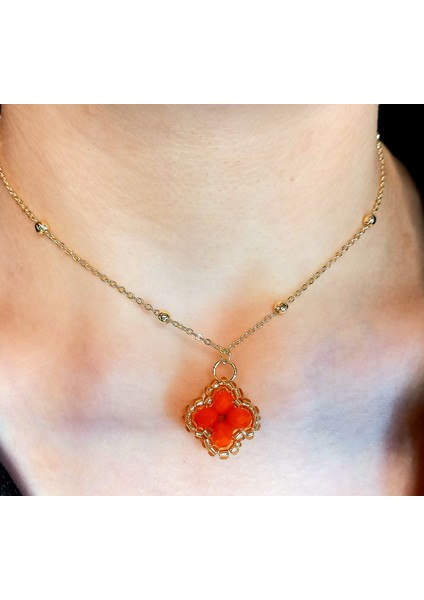 Kristal Taşlı Van Cleef Model Kolye, Altın Kaplama Çift Taraflı Yonca Modeli Kolye, Van Cleef Bijuteri Kolye, Van Cleef Altın Kaplama Kolye, Dört Yapraklı Şans Yonca Kolye modelleri