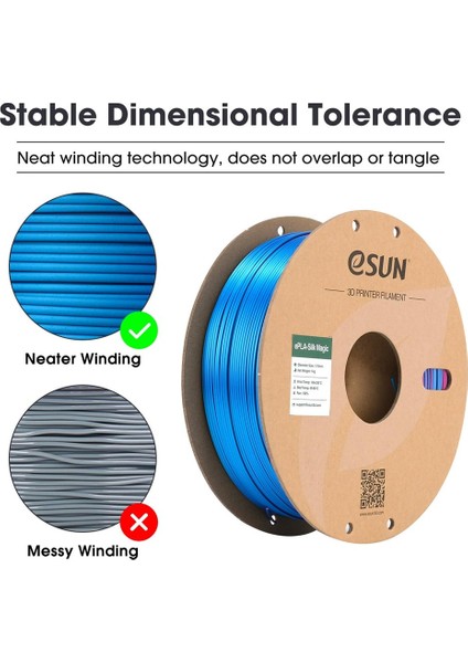 Epla-Silk Magic Filament Mavi Gümüş - fırsatları