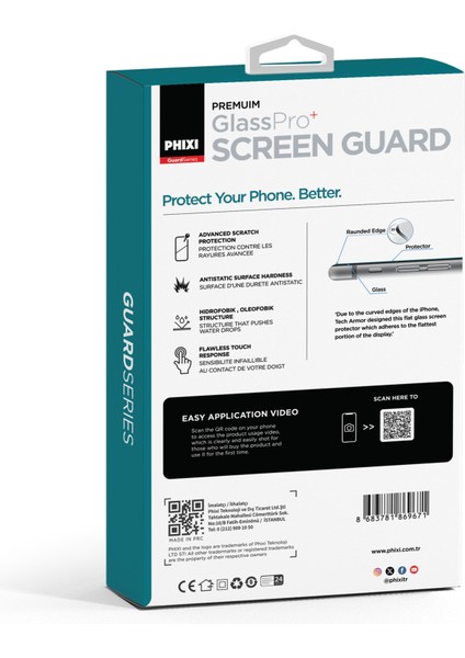Gorilla Guard iPhone14 Hayalet Ekran Koruyucu