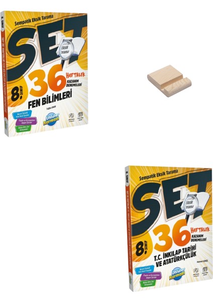 Lgs 8. Sınıf Sempatik 36 Haftalık Fen Bilimleri ve Inkılap Denemeleri + Telefon Tutucu