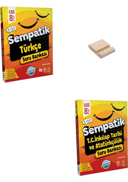 Lgs 8. Sınıf Sempatik Türkçe ve Inkılap Soru Bankası + Telefon Tutucu