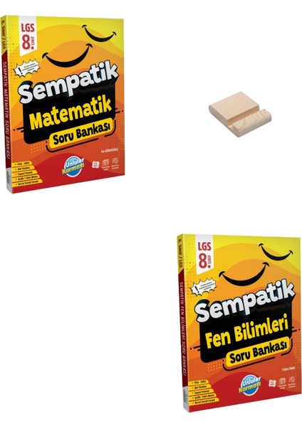 Lgs 8. Sınıf Sempatik Matematik ve Fen Bilimleri Soru Bankası + Telefon Tutucu