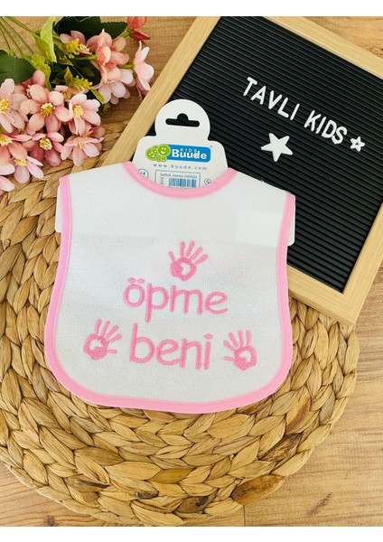 Tavlı Kıds Yazılı Mama Önlüğü