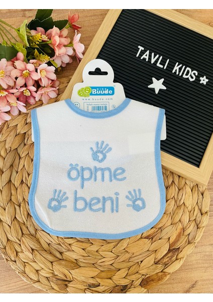 Tavlı Kıds Yazılı Mama Önlüğü