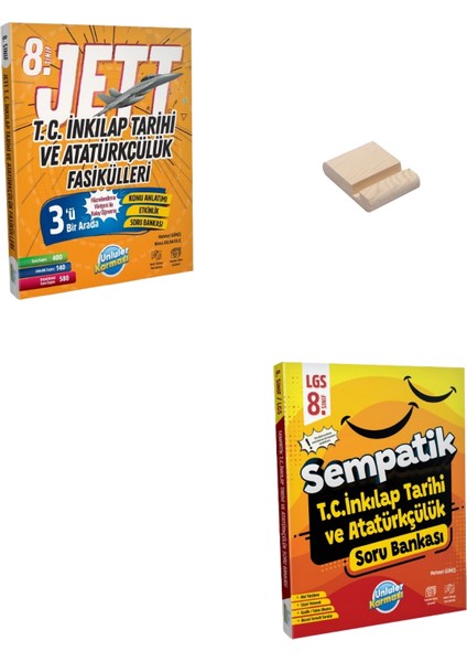 Lgs 8. Sınıf Inkılap Jett Fasiküller ve Soru Bankası + Telefon Tutucu