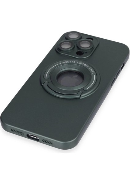 iPhone 13 Pro Max Kılıf Lukka Magneticsafe Kapak - Koyu Yeşil indirimleri