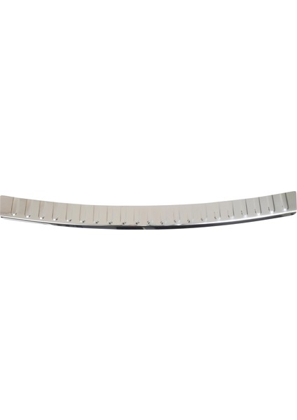 Volkswagen Caddy 2 Uyumlu 2003-2010 Krom Arka Tampon Üstü Koruma Paslanmaz Çelik