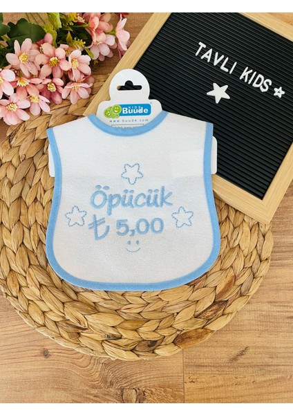 Tavlı Kıds Yazılı Mama Önlüğü
