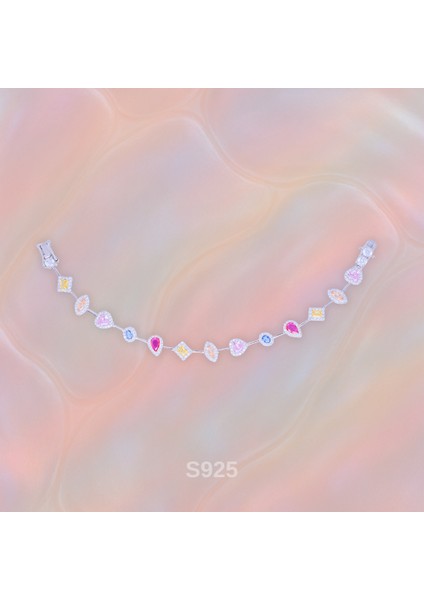 Charm Su Yolu Bileklik - 925 Ayar Gümüş -Şıklık ve Zerafet