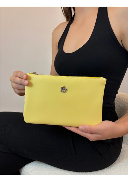 Kadın El Clutch Makyaj Çantası