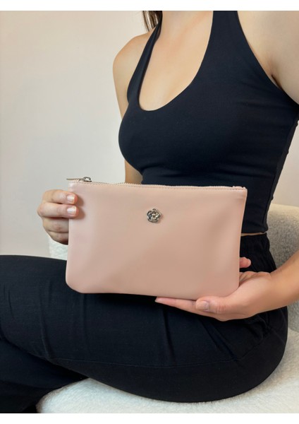 Kadın El Clutch Makyaj Çantası