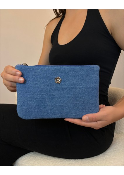 Kadın El Clutch Makyaj Çantası