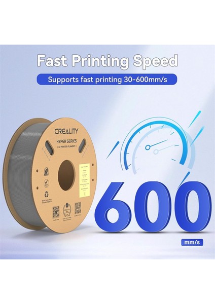 Hyper Petg Gri Filament 1.75MM 1kg - fiyatları