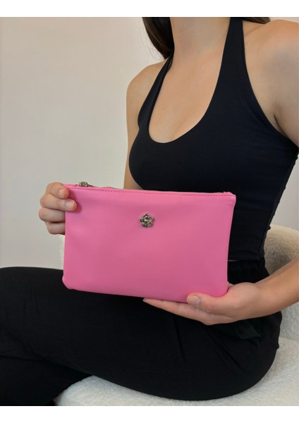 Kadın El Clutch Makyaj Çantası