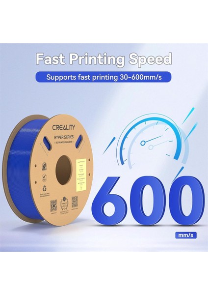 Hyper Petg Mavi Filament 1.75MM 1kg - modelleri