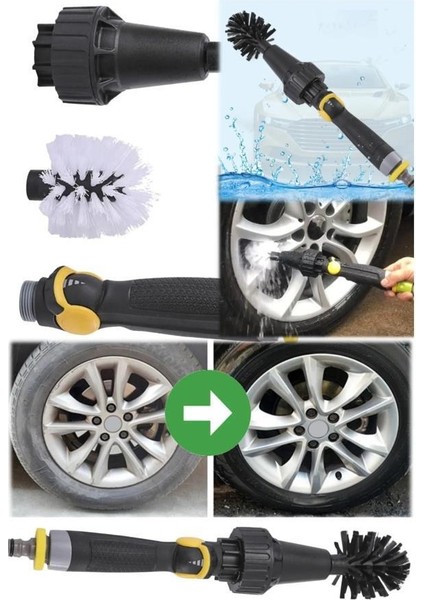 Çok Amaçlı Hortum Fırçası Yıkama Fırçası