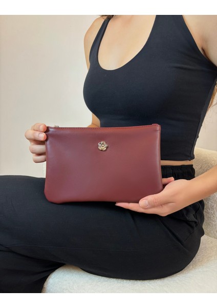 Kadın El Clutch Makyaj Çantası