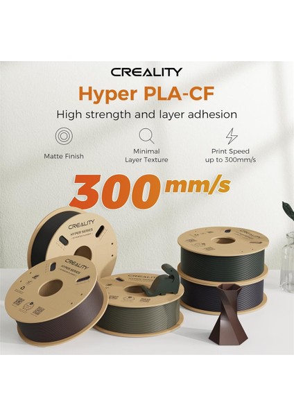 Hyper Pla-Cf Grimsi Sarı Carbon Fiber Filament 1kg - fiyatları