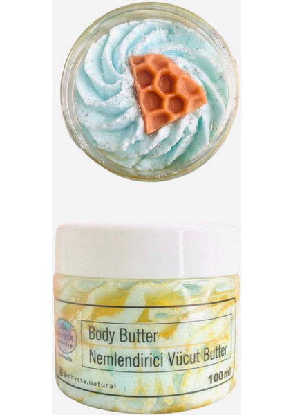 Shimmer Serisi Nemlendirici Body Butter (Üçlü) / Shimmer Serie Hydrating Body Butter (3 Sets)