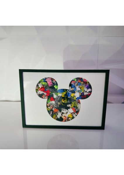 Filart Mickey Mouse - Geri Dönüşümden Sanata Tablo Serisi