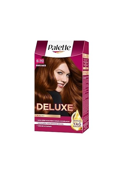 Palette Deluxe 6-70 Kahve Bakır Saç Boyası