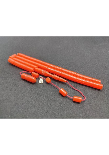 Furkan Gül Usta Eseri 0.6 mm Şeffaf Ok Gibi Bir Kesme Bakalit Tesbih Sertifikalı 8174 modelleri