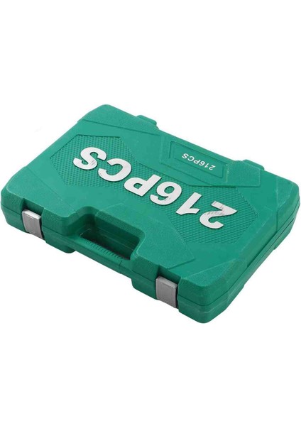 216 Parça Cırcır Seti Tamir Çantası Aleti Somun Sıkma Sökme Anahtar Takımı Otomatik Tamir Için fiyatları