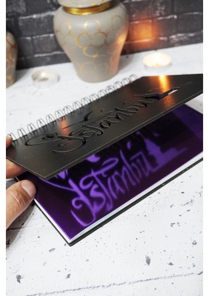 Istanbul Tasarım Siyah Ahşap Plan Defteri - Tarihsiz Ajanda - Haftalık Planlayıcı Defter - A5 fiyatları