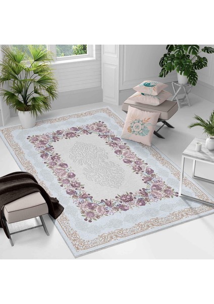 Kaymaz Taban Yıkanabilir Halı – Mutfak, Salon, Yatak Odası Için Modern Dijital Baskı Halı