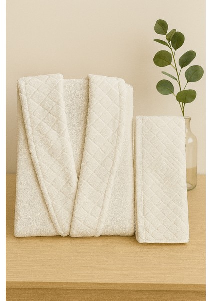 Şalyaka Kadin / erkek Unisex Bornozve Baş Havlusu fırsatları