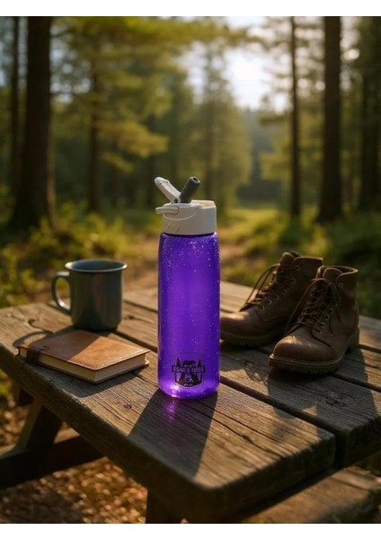 Tritan Oynar Tutacaklı Pastel Mavi Şeffaf Plastik Matara 750 ml - MT0005 fiyatları