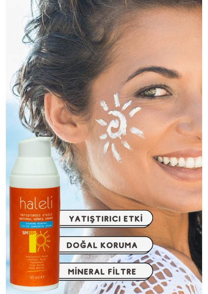 50 Spf Uva Uvb Mineral Filtreli Natural Güneş Kremi fiyatları